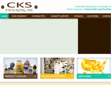 Tablet Screenshot of ckspackaging.com